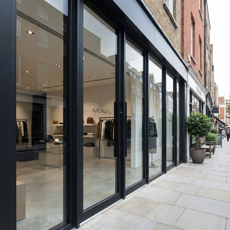 Shop fronts installation