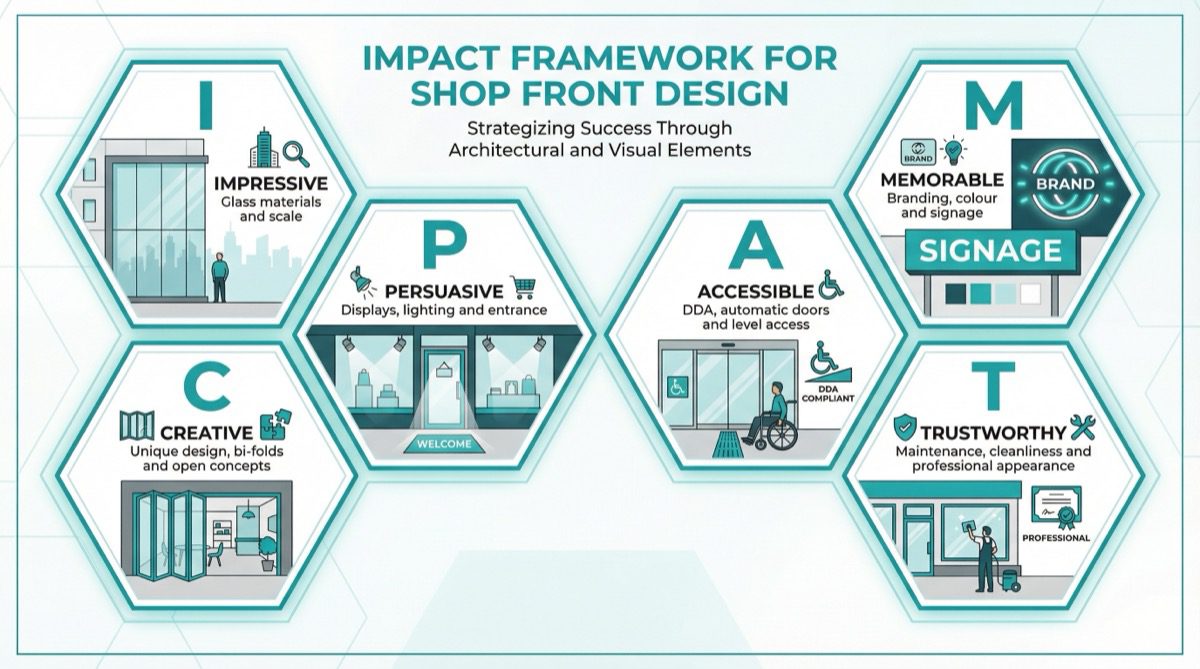 The IMPACT framework for shop front design